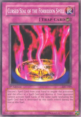 Cursed Seal of the Forbidden Spell [IOC-049] Common | Good Games Morley