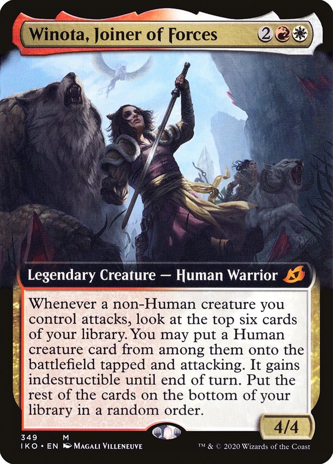 Winota, Joiner of Forces (Extended Art) [Ikoria: Lair of Behemoths] | Good Games Morley