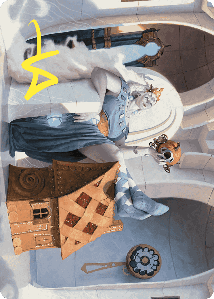 Beluna Grandsquall Art Card (Gold-Stamped Signature) [Wilds of Eldraine Art Series] | Good Games Morley
