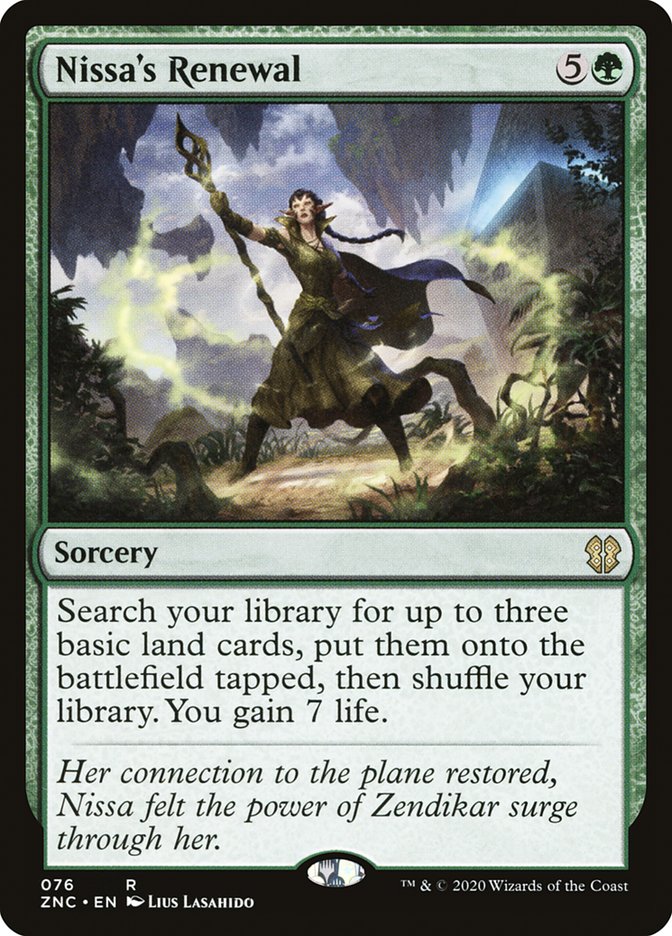 Nissa's Renewal [Zendikar Rising Commander] | Good Games Morley