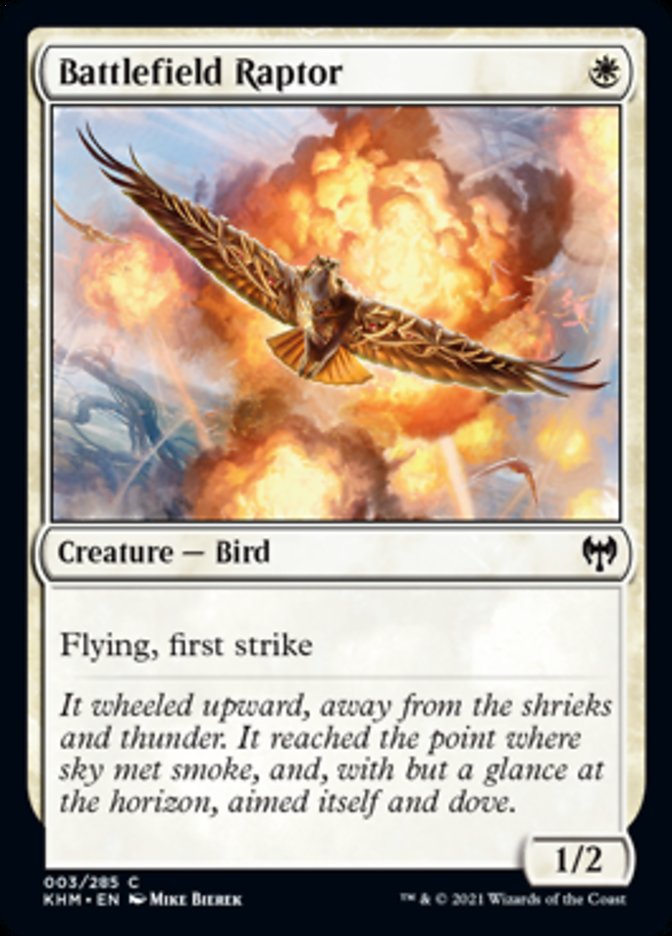 Battlefield Raptor [Kaldheim] | Good Games Morley