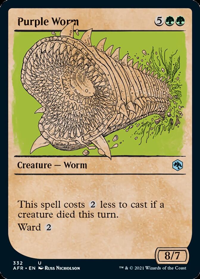 Purple Worm (Showcase) [Dungeons & Dragons: Adventures in the Forgotten Realms] | Good Games Morley