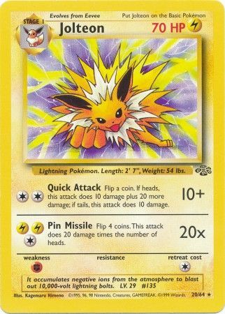 Jolteon (20/64) [Jungle Unlimited] | Good Games Morley