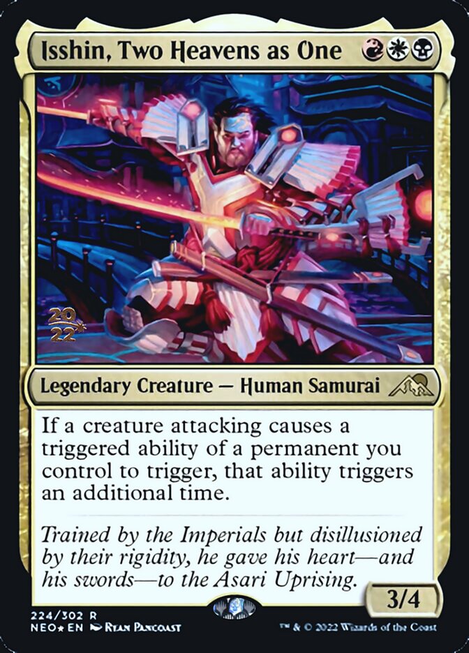 Isshin, Two Heavens as One [Kamigawa: Neon Dynasty Prerelease Promos] | Good Games Morley