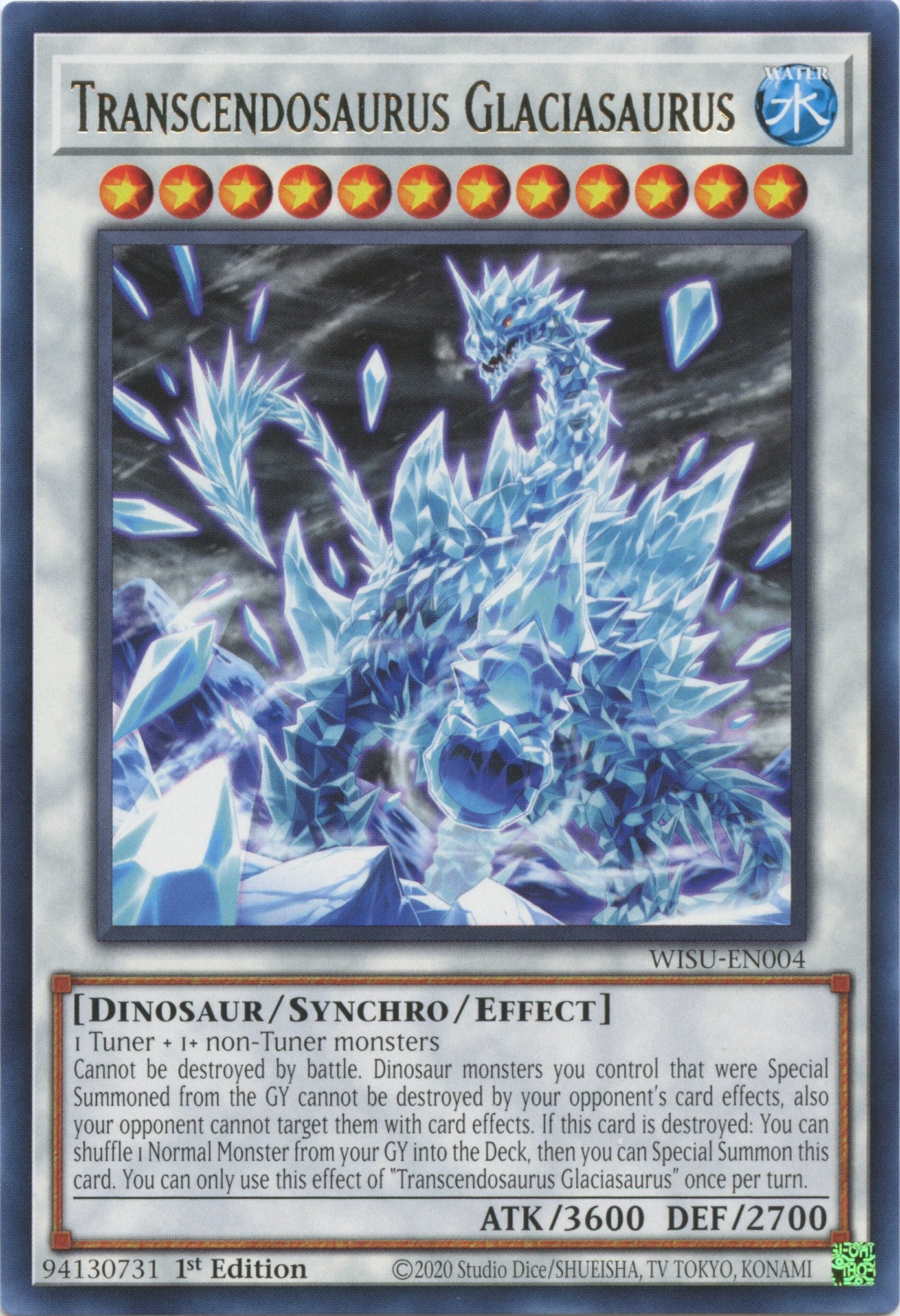 Transcendosaurus Glaciasaurus [WISU-EN004] Rare | Good Games Morley