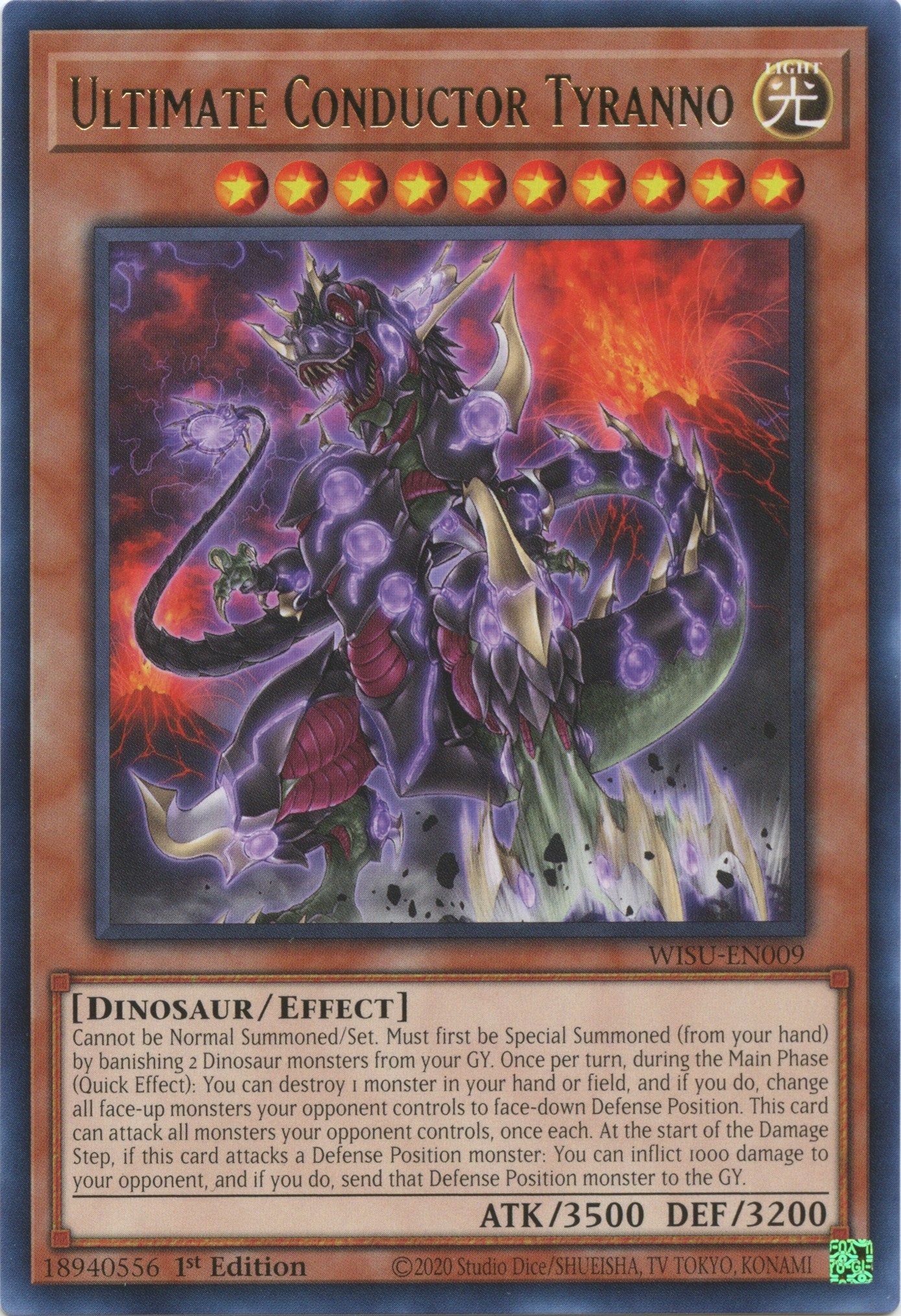Ultimate Conductor Tyranno [WISU-EN009] Rare | Good Games Morley