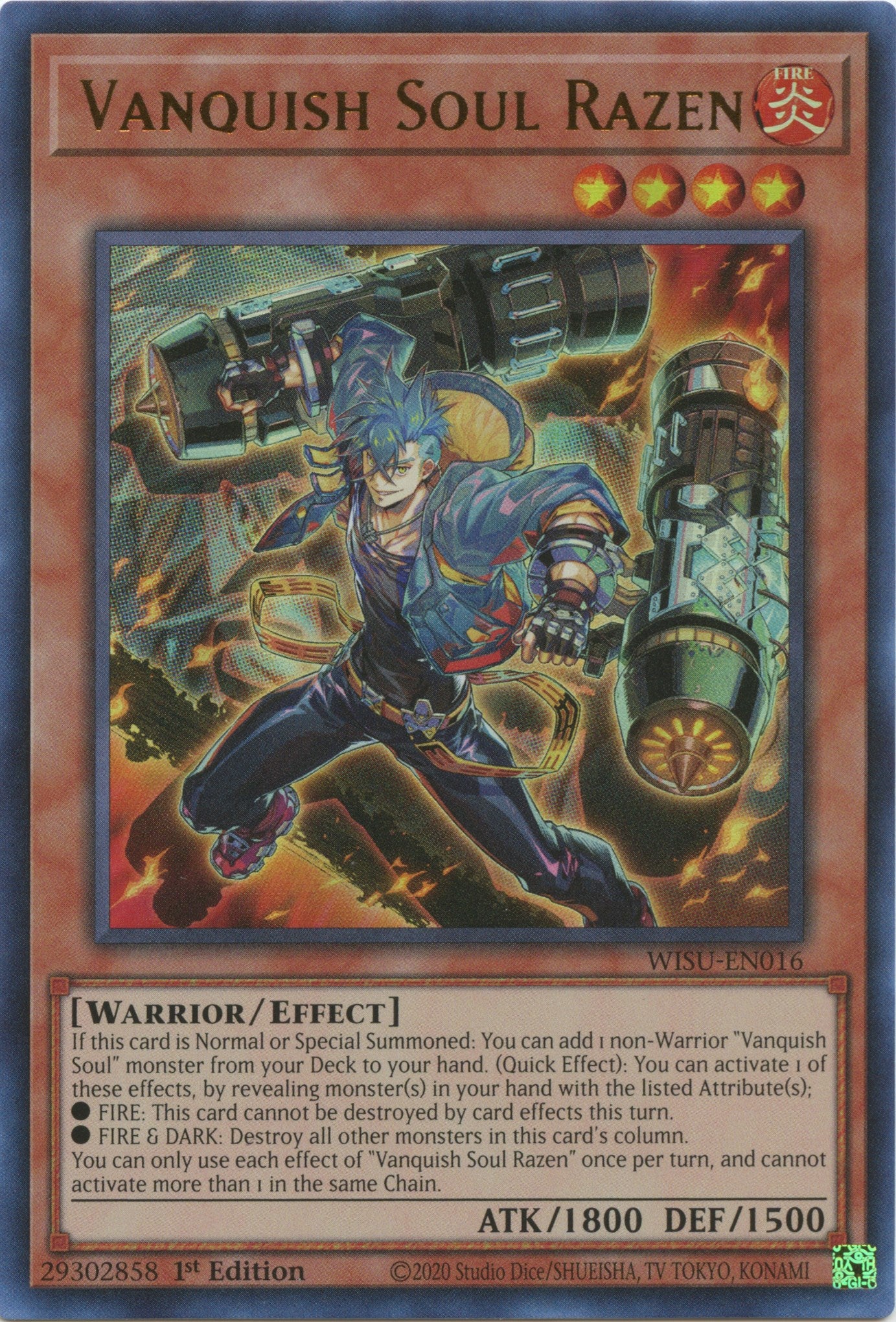 Vanquish Soul Razen [WISU-EN016] Ultra Rare | Good Games Morley