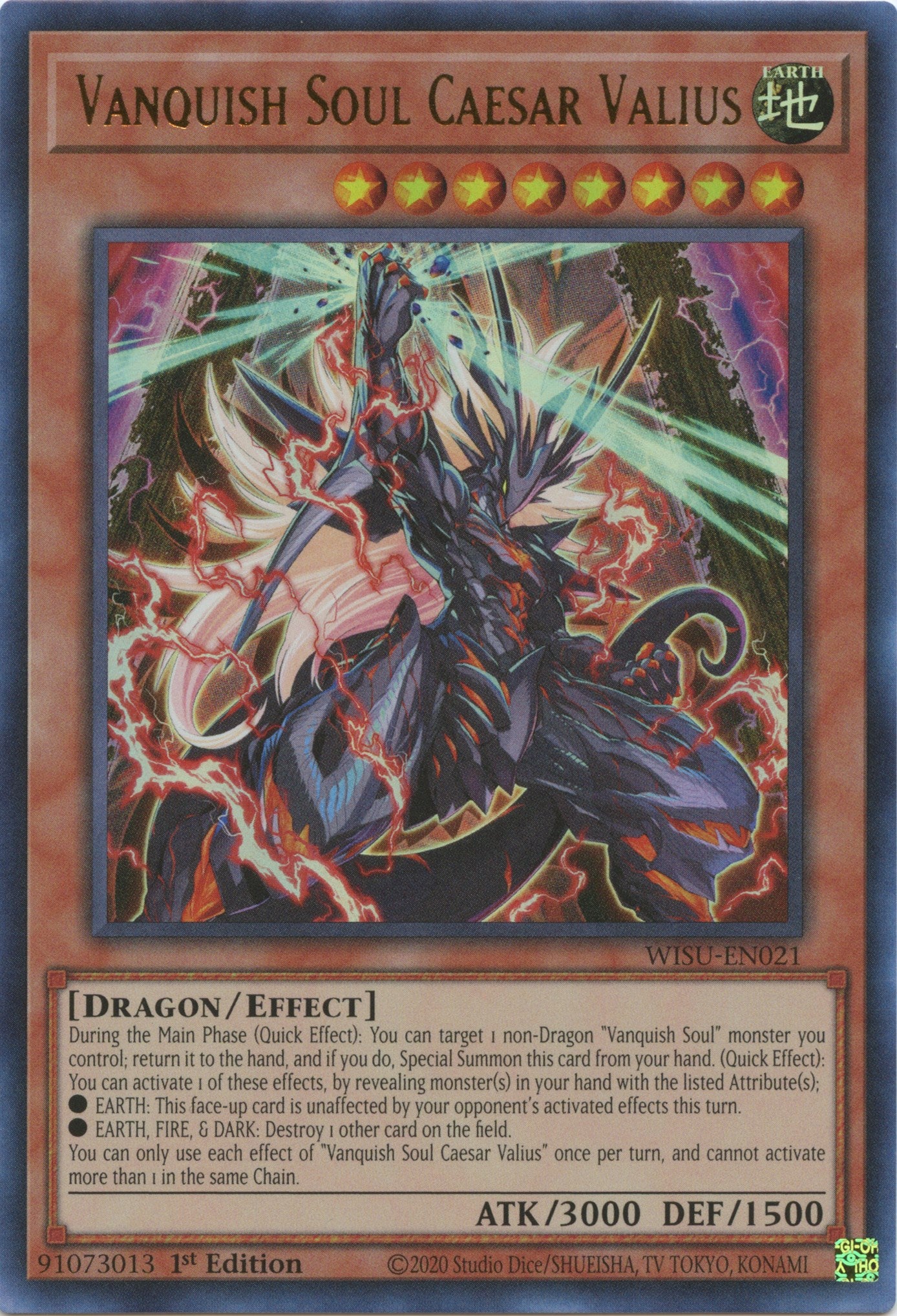Vanquish Soul Caesar Valius [WISU-EN021] Ultra Rare | Good Games Morley