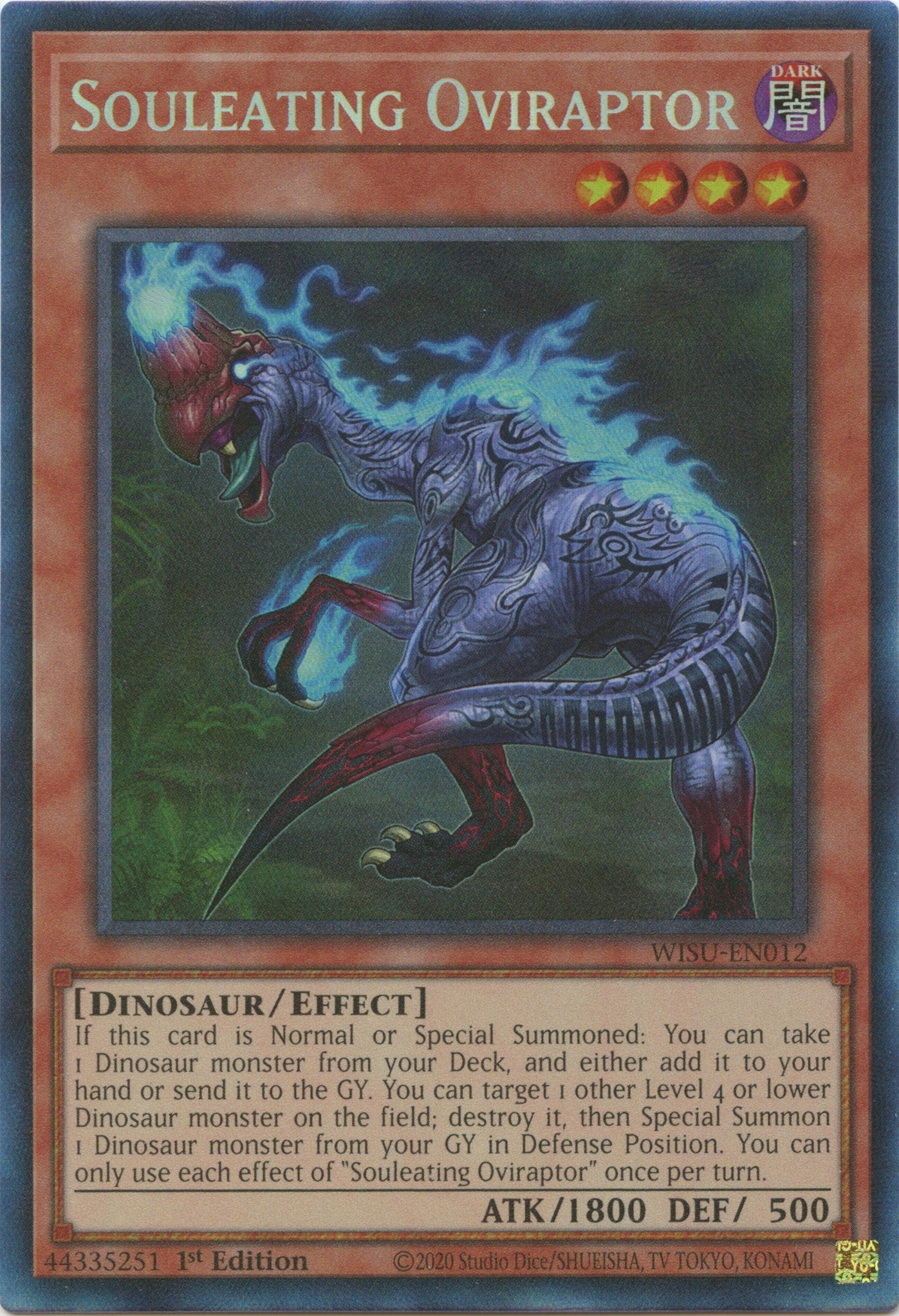 Souleating Oviraptor [WISU-EN012] Collector's Rare | Good Games Morley
