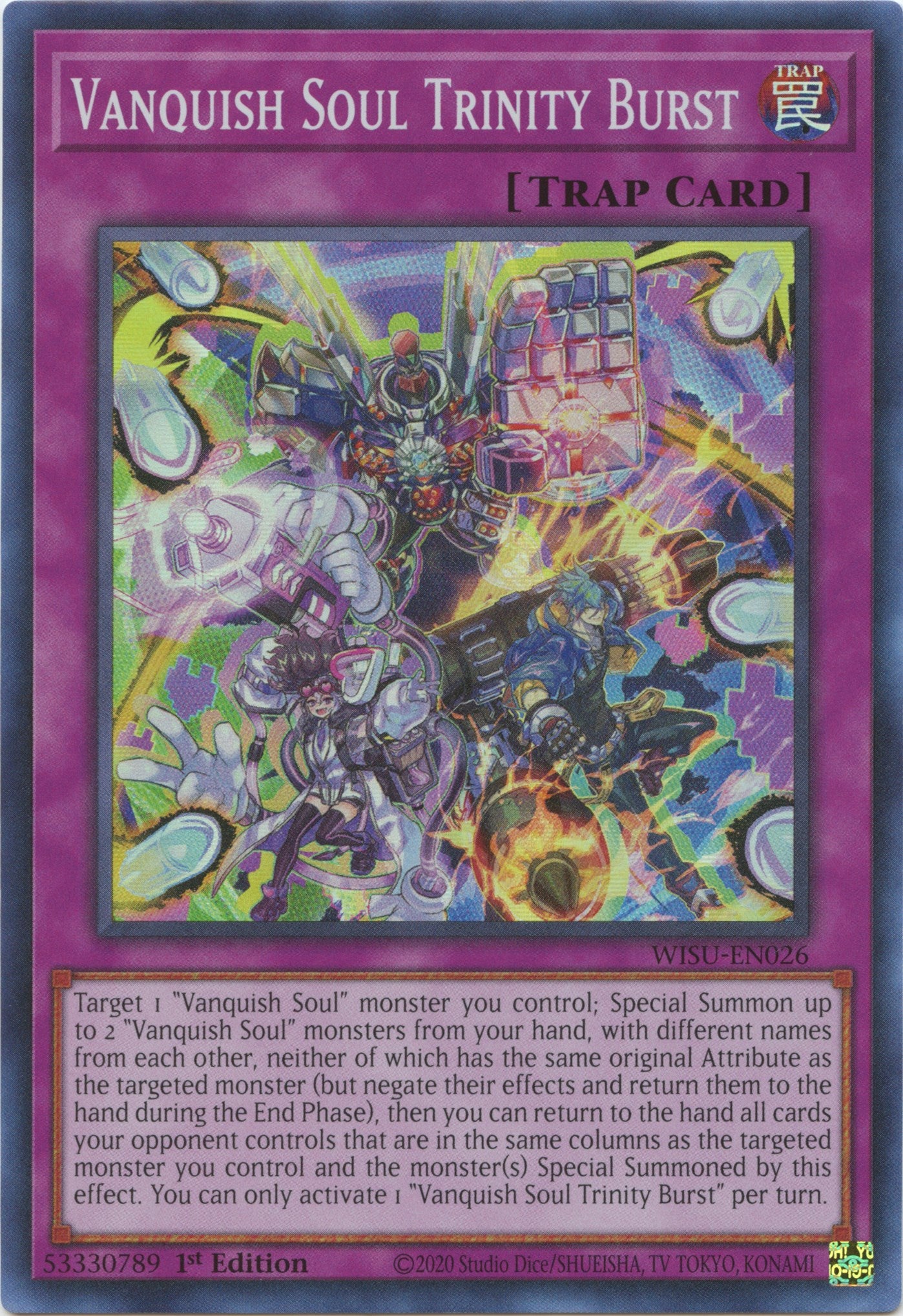 Vanquish Soul Trinity Burst [WISU-EN026] Super Rare | Good Games Morley