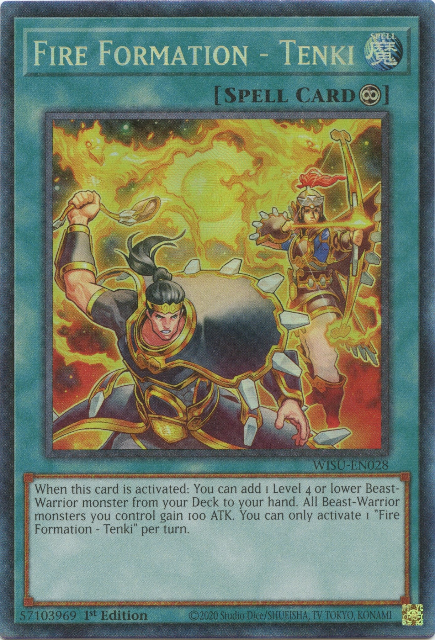 Fire Formation - Tenki [WISU-EN028] Collector's Rare | Good Games Morley
