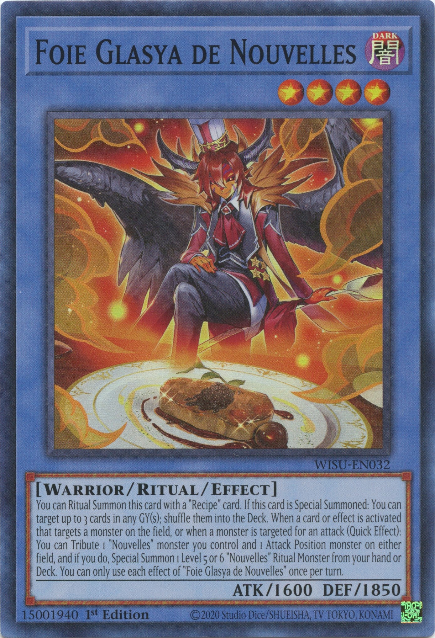 Foie Glasya de Nouvelles [WISU-EN032] Super Rare | Good Games Morley