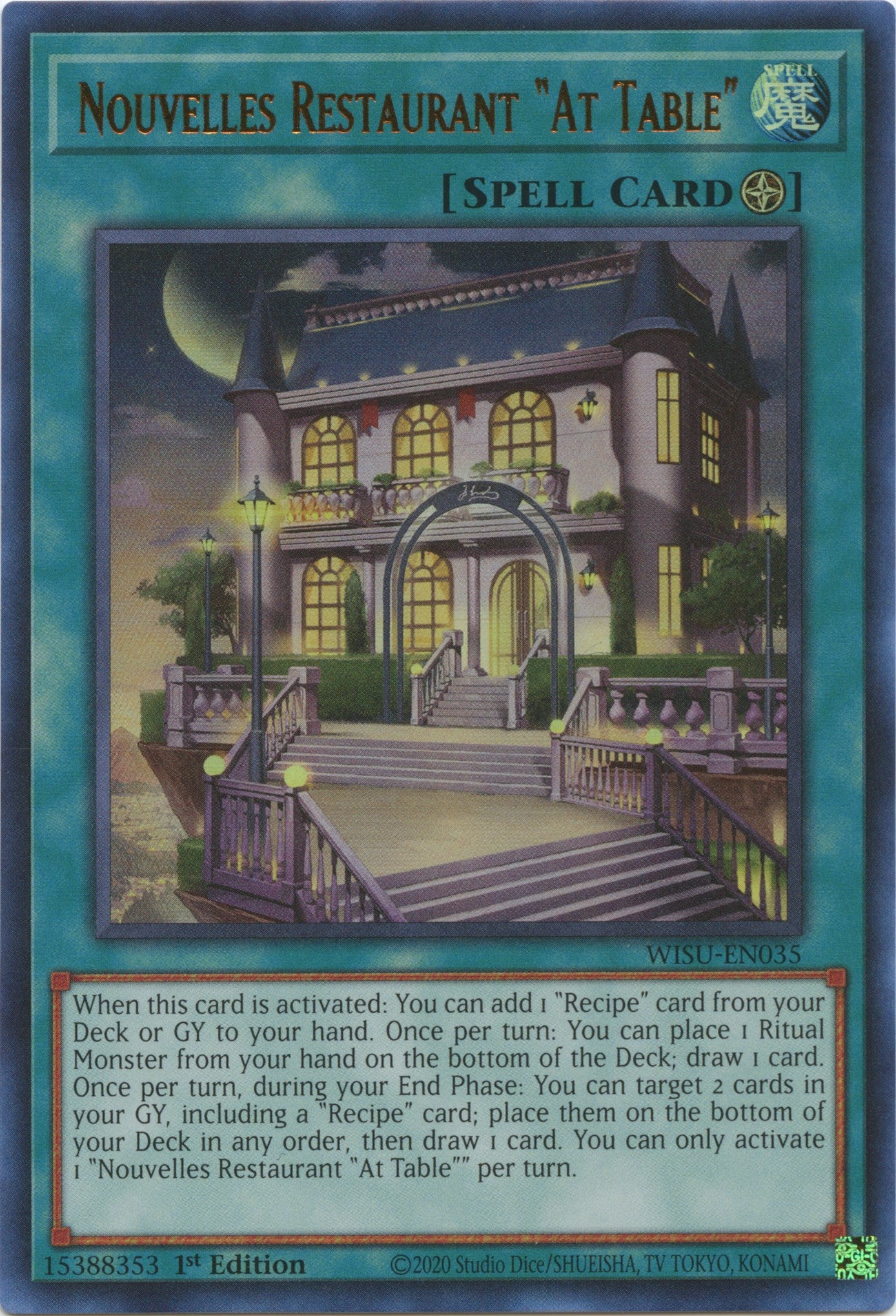 Nouvelles Restaurant "At Table" [WISU-EN035] Ultra Rare | Good Games Morley