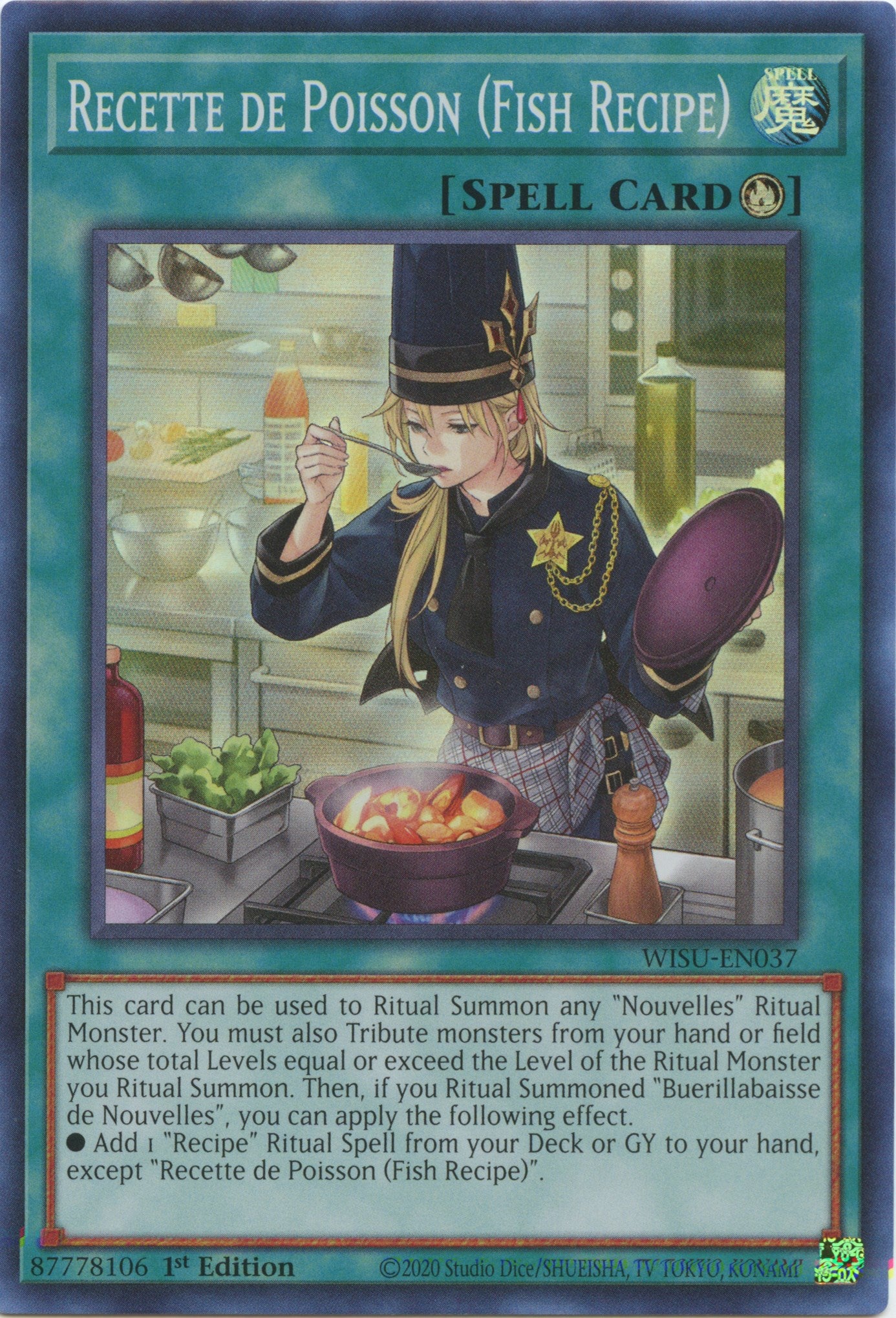 Recette de Poisson (Fish Recipe) [WISU-EN037] Super Rare | Good Games Morley