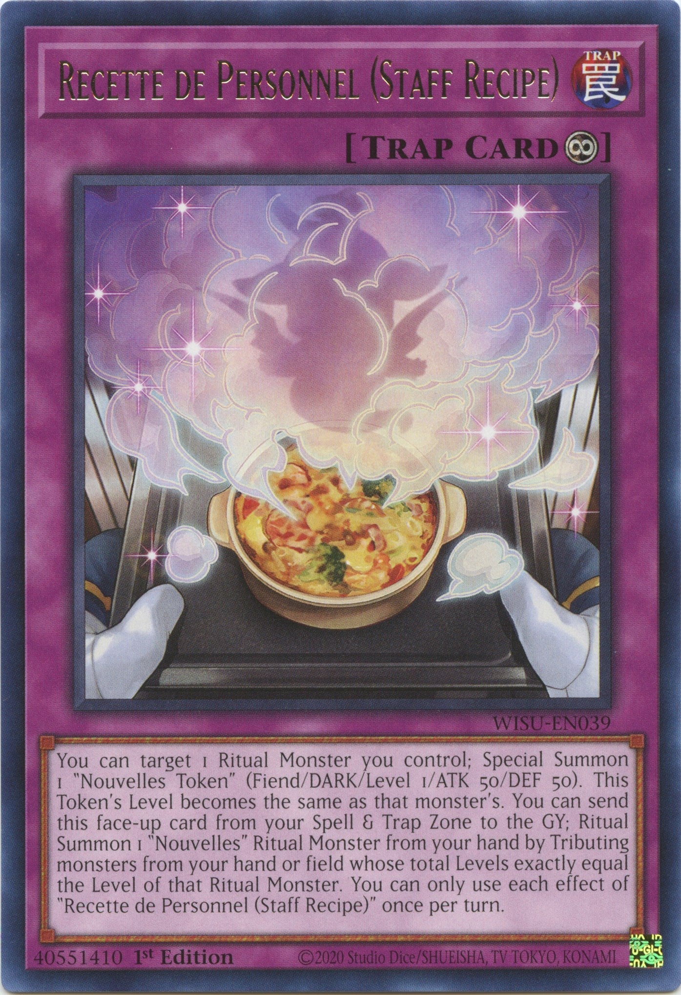 Recette de Personnel (Staff Recipe) [WISU-EN039] Rare | Good Games Morley