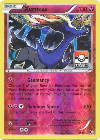 Xerneas (81/114) (Steam Siege League Promo) [XY: Steam Siege] | Good Games Morley