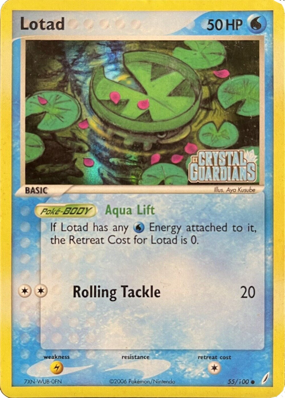 Lotad (055/100) (Theme Deck Exclusive) [EX: Crystal Guardians] | Good Games Morley