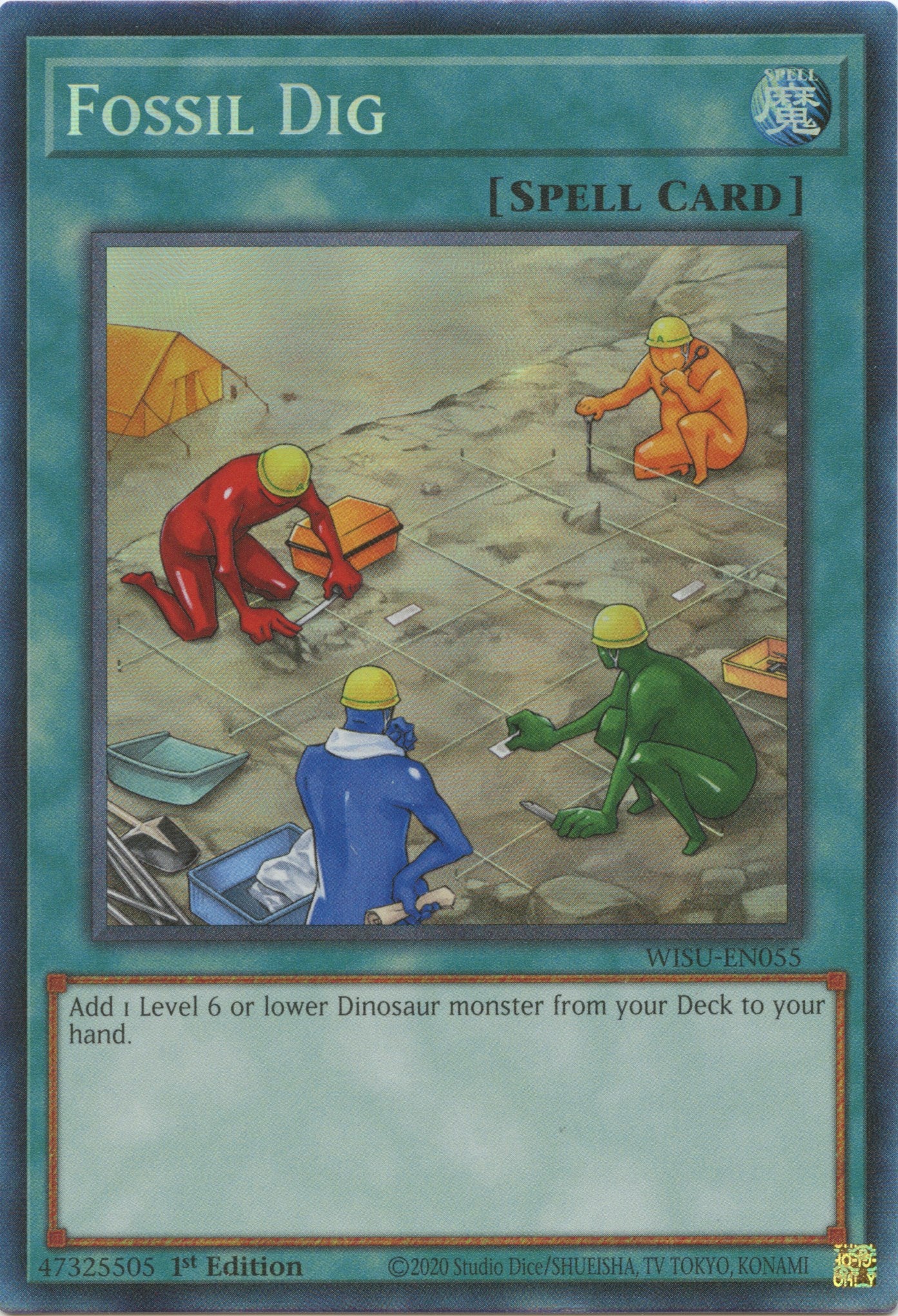 Fossil Dig [WISU-EN055] Collector's Rare | Good Games Morley