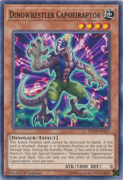 Dinowrestler Capoeiraptor [MP19-EN157] Common | Good Games Morley