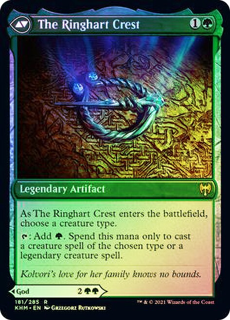 Kolvori, God of Kinship // The Ringhart Crest [Kaldheim Prerelease Promos] | Good Games Morley