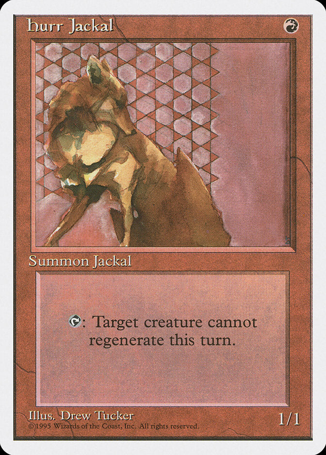 Hurr Jackal [Fourth Edition] | Good Games Morley
