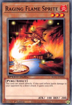 Raging Flame Sprite [SGX1-ENH06] Common | Good Games Morley