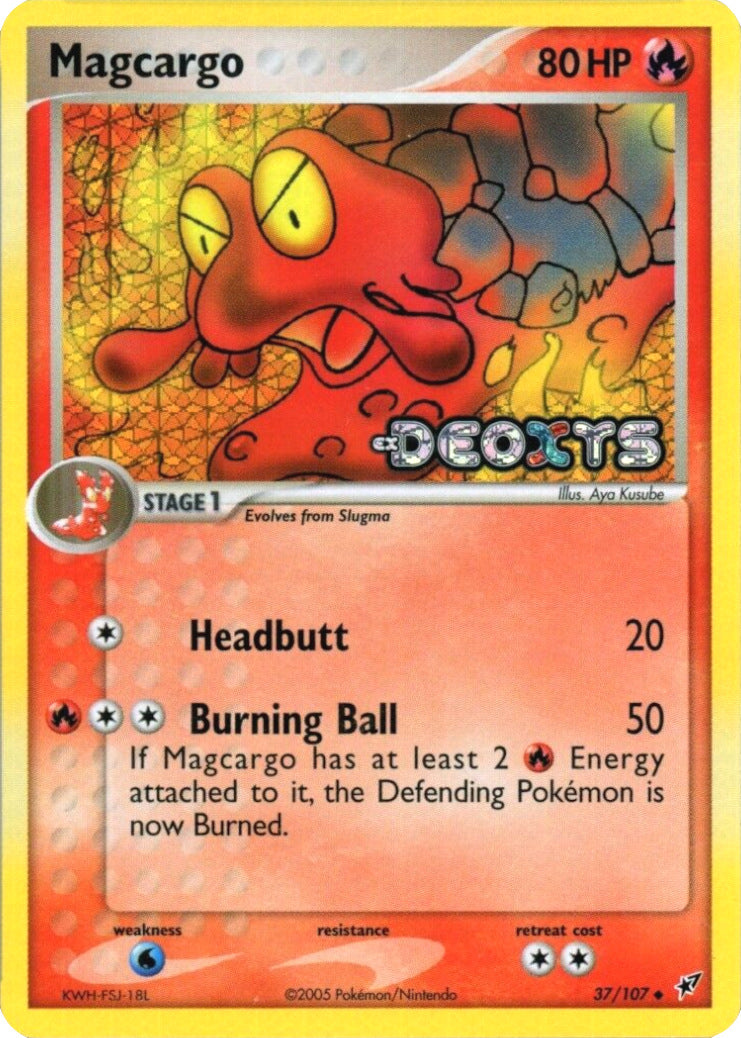 Magcargo (37/107) (Stamped) [EX: Deoxys] | Good Games Morley