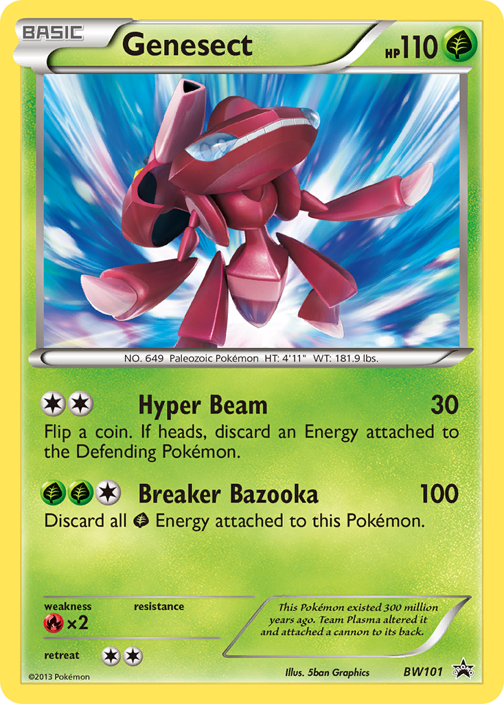 Genesect (BW101) [Black & White: Black Star Promos] | Good Games Morley