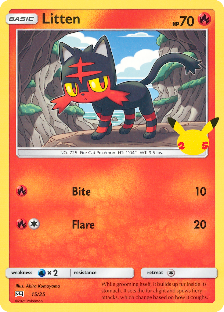 Litten (15/25) [McDonald's 25th Anniversary] | Good Games Morley