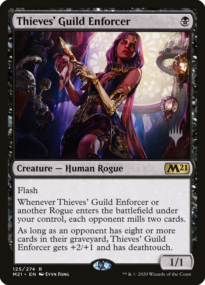 Thieves' Guild Enforcer (Promo Pack) [Core Set 2021 Promos] | Good Games Morley