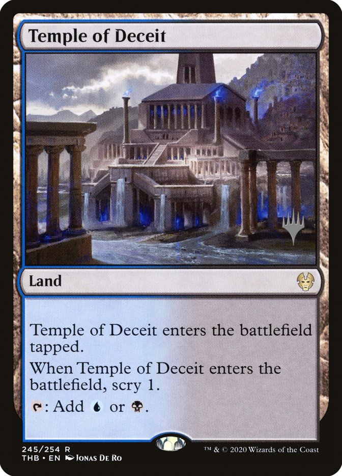 Temple of Deceit (Promo Pack) [Theros Beyond Death Promos] | Good Games Morley