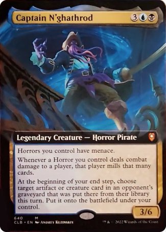 Captain N'ghathrod (Extended Art) [Commander Legends: Battle for Baldur's Gate] | Good Games Morley