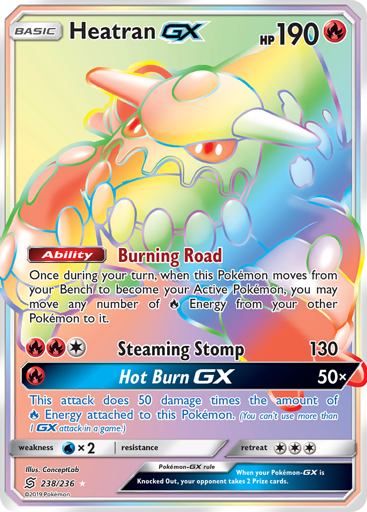 Heatran GX (238/236) [Sun & Moon: Unified Minds] | Good Games Morley