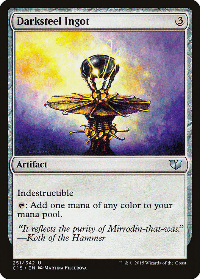 Darksteel Ingot [Commander 2015] | Good Games Morley