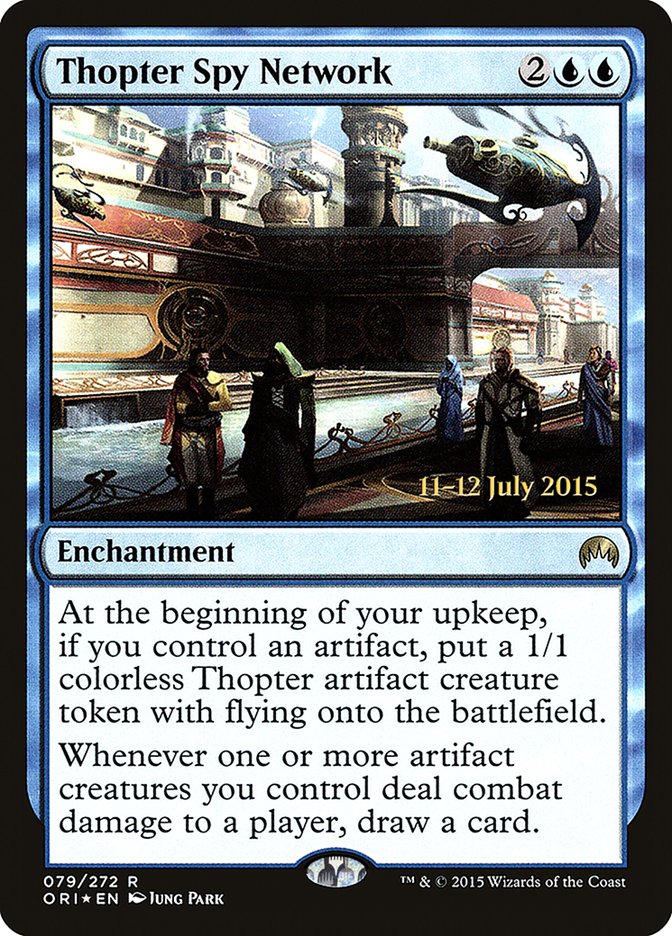 Thopter Spy Network [Magic Origins Prerelease Promos] | Good Games Morley