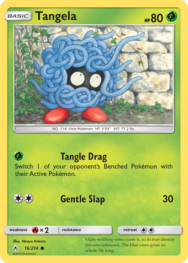 Tangela (16/214) [Sun & Moon: Unbroken Bonds] | Good Games Morley