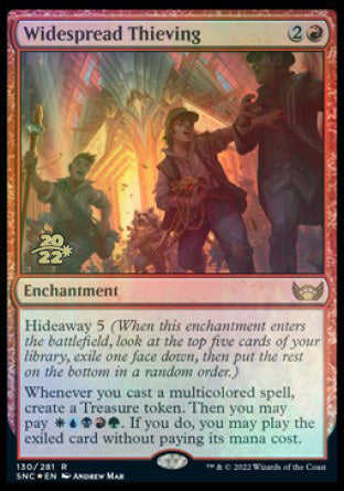 Widespread Thieving [Streets of New Capenna Prerelease Promos] | Good Games Morley