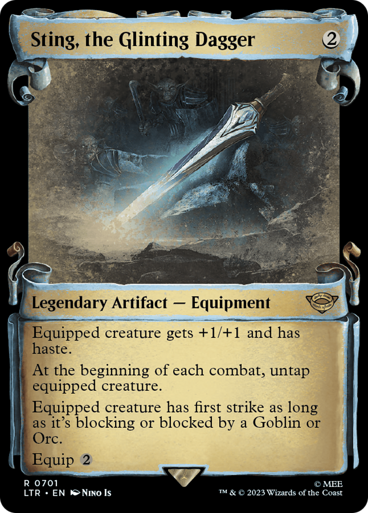 Sting, the Glinting Dagger [The Lord of the Rings: Tales of Middle-Earth Showcase Scrolls] | Good Games Morley