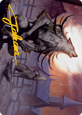 Lord of the Ulvenwald Art Card (Gold-Stamped Signature) [Innistrad: Midnight Hunt Art Series] | Good Games Morley