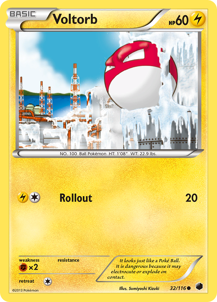 Voltorb (32/116) [Black & White: Plasma Freeze] | Good Games Morley