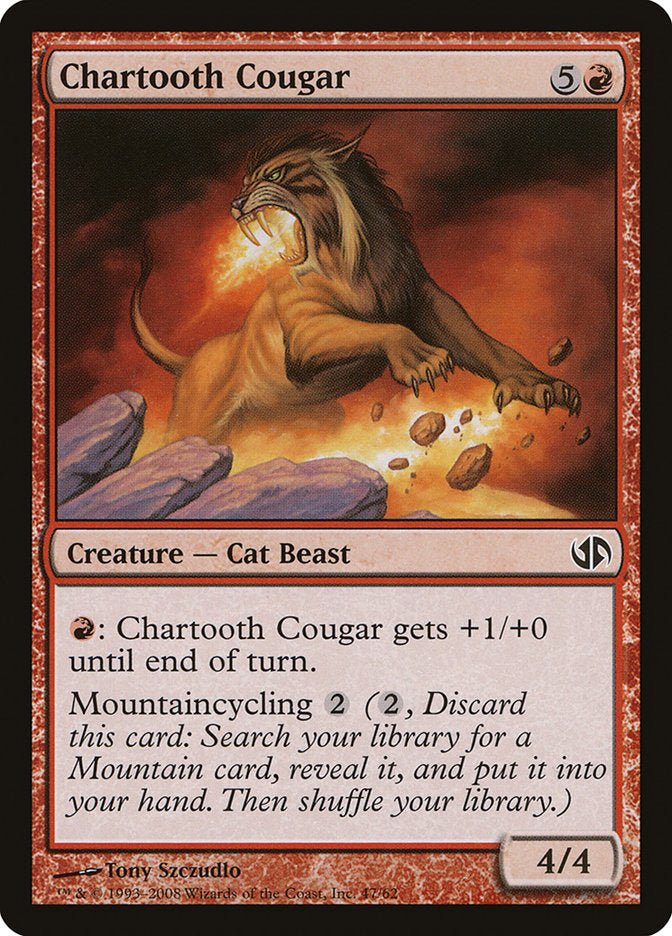 Chartooth Cougar [Duel Decks: Jace vs. Chandra] | Good Games Morley