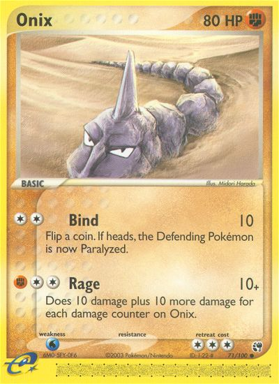 Onix (71/100) [EX: Sandstorm] | Good Games Morley