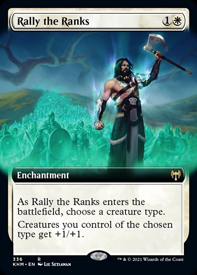 Rally the Ranks (Extended Art) [Kaldheim] | Good Games Morley