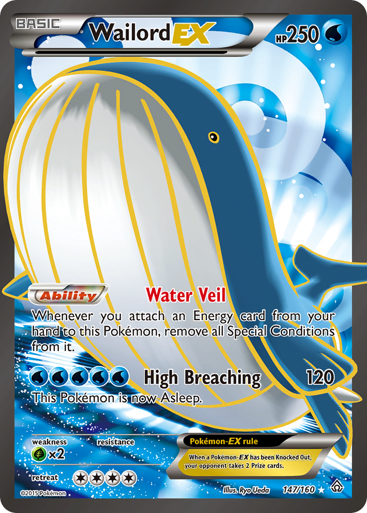 Wailord EX (147/160) [XY: Primal Clash] | Good Games Morley