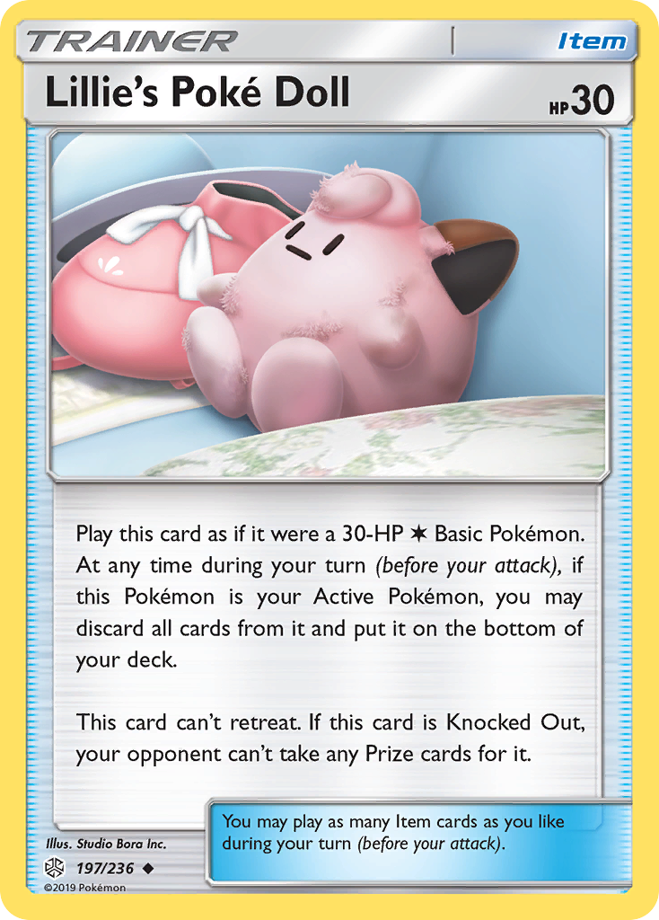 Lillie's Poke Doll (197/236) [Sun & Moon: Cosmic Eclipse] | Good Games Morley