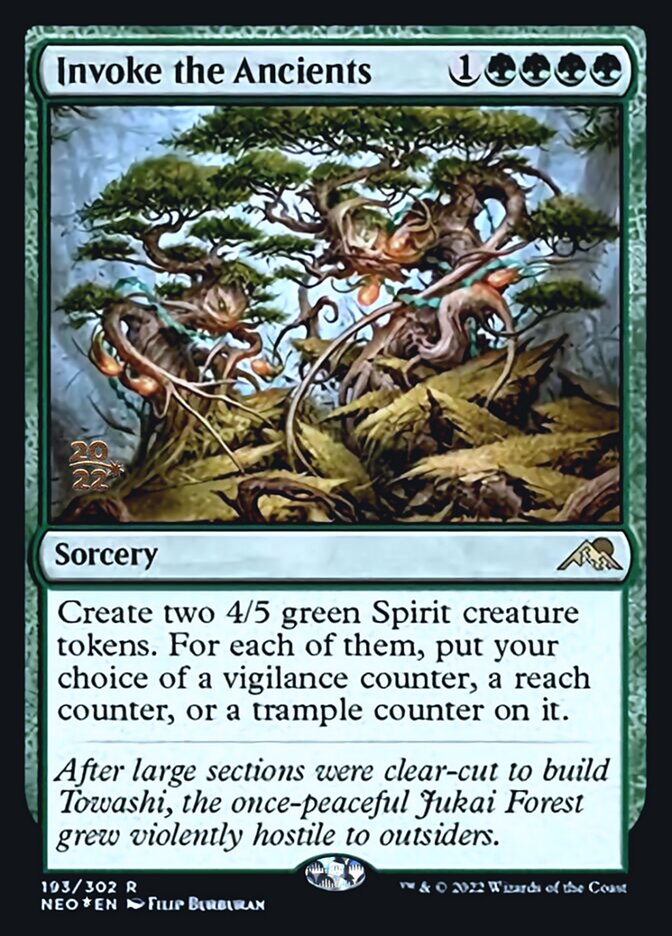 Invoke the Ancients [Kamigawa: Neon Dynasty Prerelease Promos] | Good Games Morley