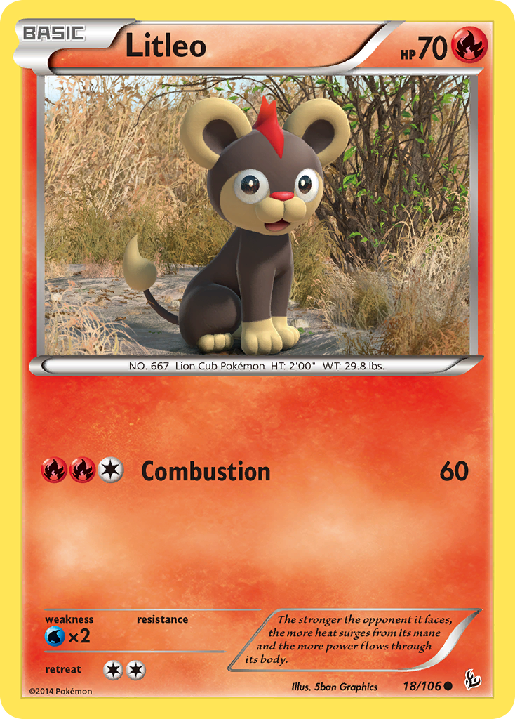 Litleo (18/106) [XY: Flashfire] | Good Games Morley