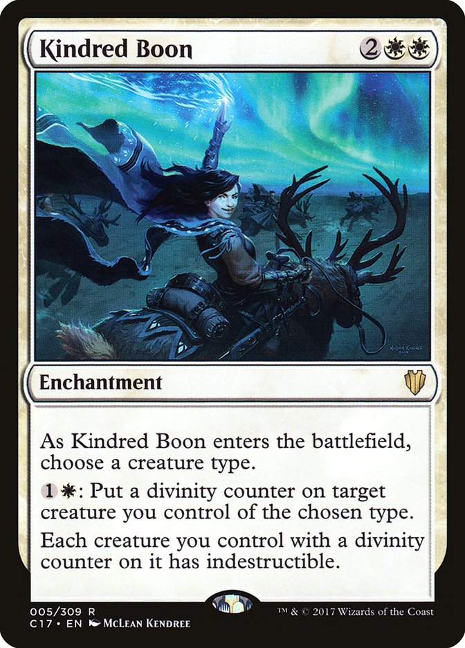 Kindred Boon [Commander 2017] | Good Games Morley