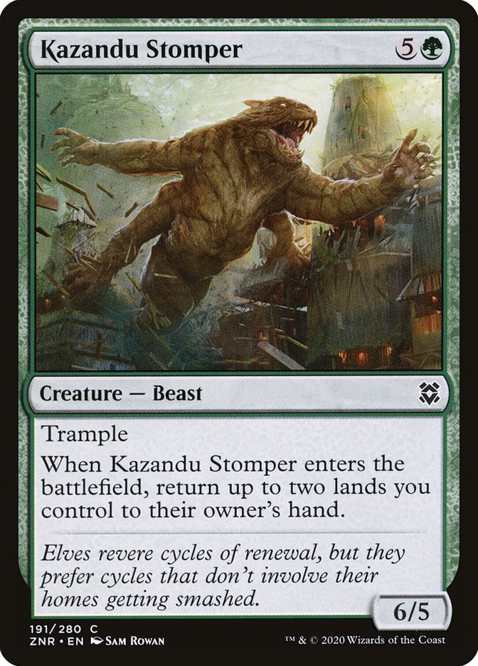 Kazandu Stomper [Zendikar Rising] | Good Games Morley