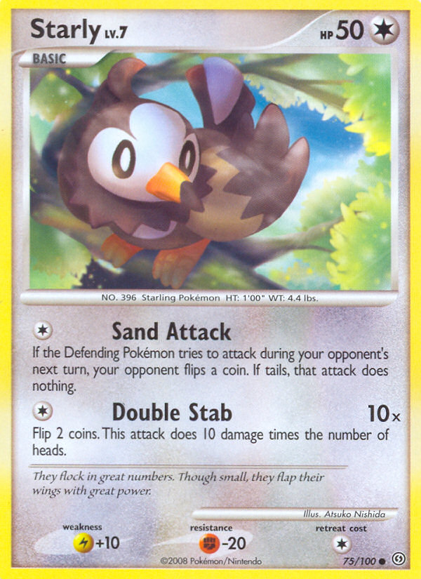 Starly (75/100) [Diamond & Pearl: Stormfront] | Good Games Morley